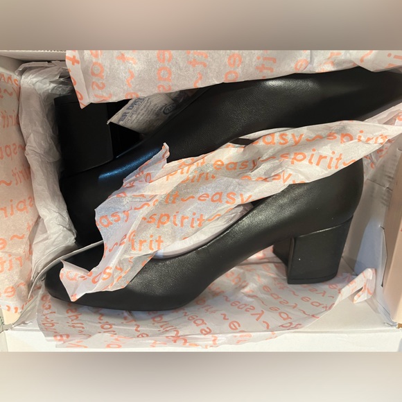 Easy Spirit Women's Eflex Cosma Slip-on Block Heel Pumps Black - wide width - Picture 2 of 8